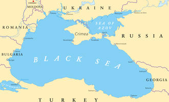 A map of the Black Sea - © Peter Hermes Furian/Shutterstock