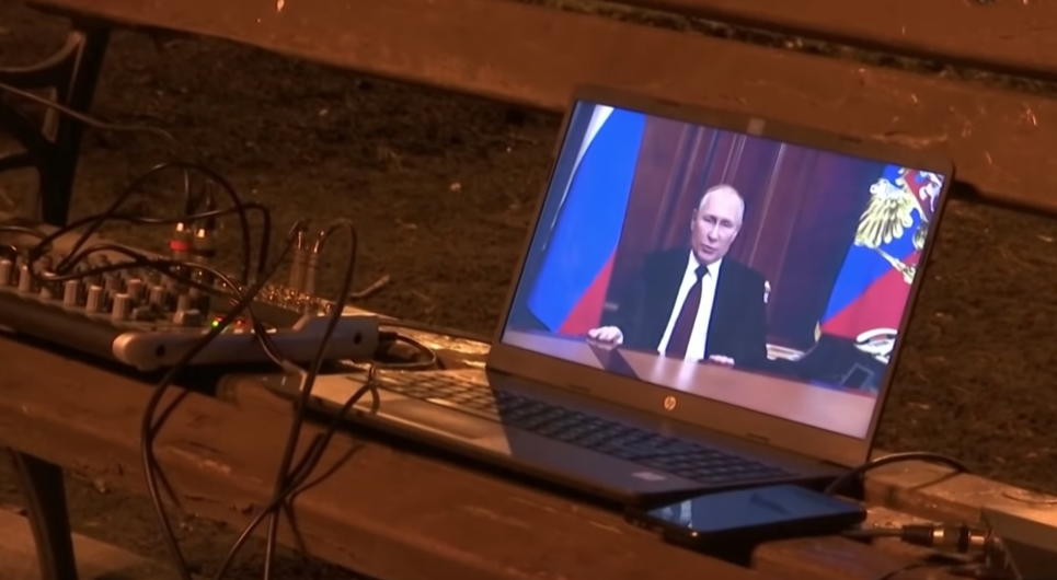 Il video in cui Vladimir Putin riconosce Donetsk e Lugansk - Youtube