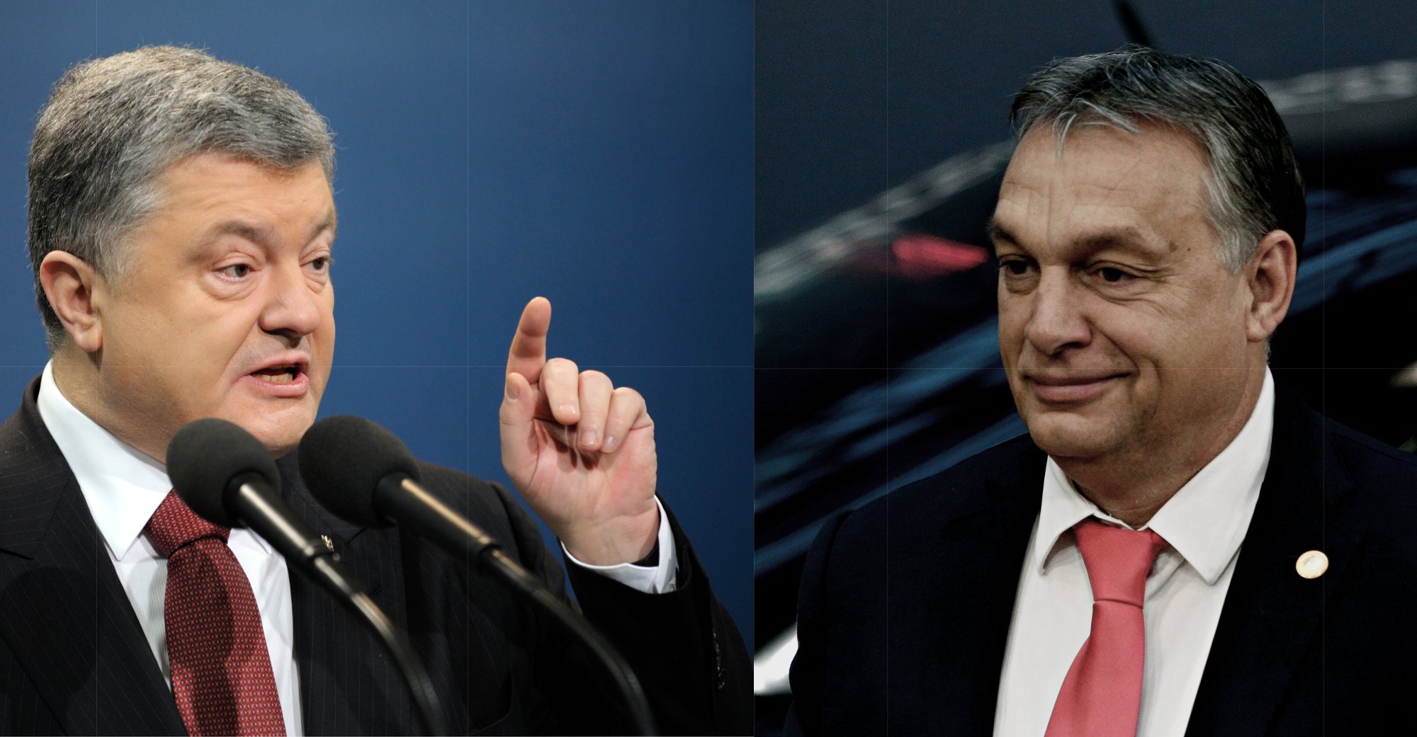 Petro Poroshenko (foto di Krysja/Shutterstock) e Viktor Orban (foto di Alexandros Michailidis/Shutterstock)