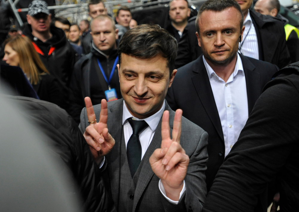 Il presidente Volodymyr Zelensky (foto © Sergei Chuzavkov/Shutterstock)