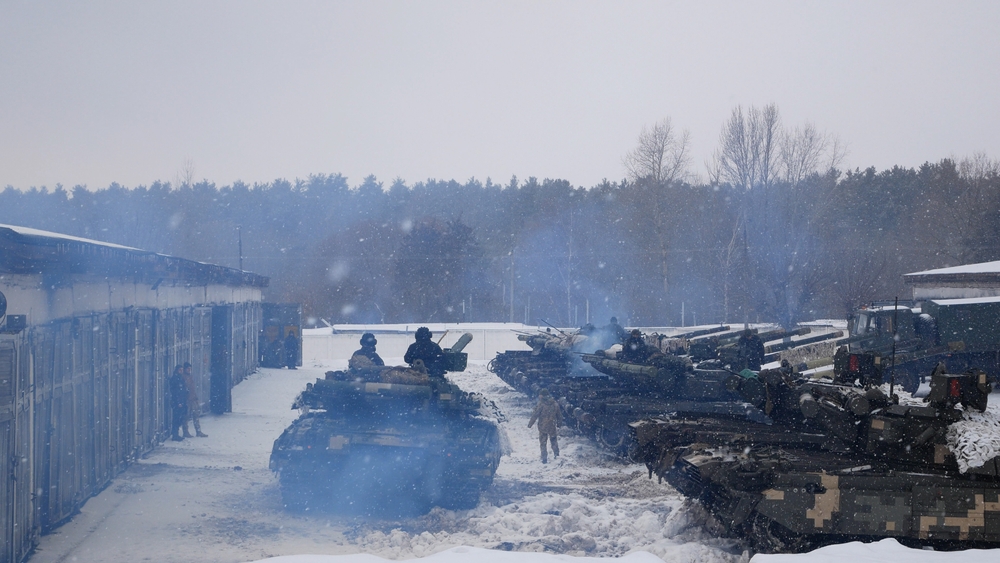 Truppe ucraine a Kharkiv, Ucraina, 31 gennaio 2022 - © Seneline/Shutterstock Truppe ucraine a Kharkiv, Ucraina, 31 gennaio 2022 - © Seneline/Shutterstock