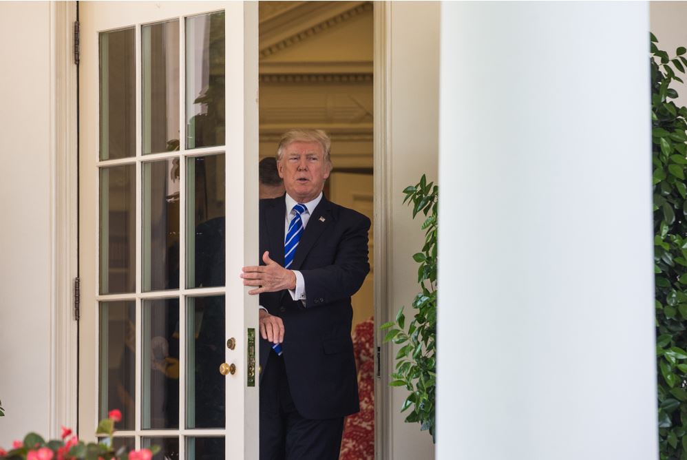 Il presidente americano Donald Trump alla Casa bianca -  © Gil Corzo/Shutterstock