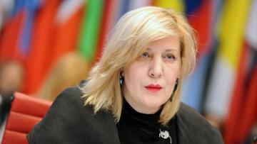 La Commissaria per i diritti umani del CoE Dunja Mijatović 