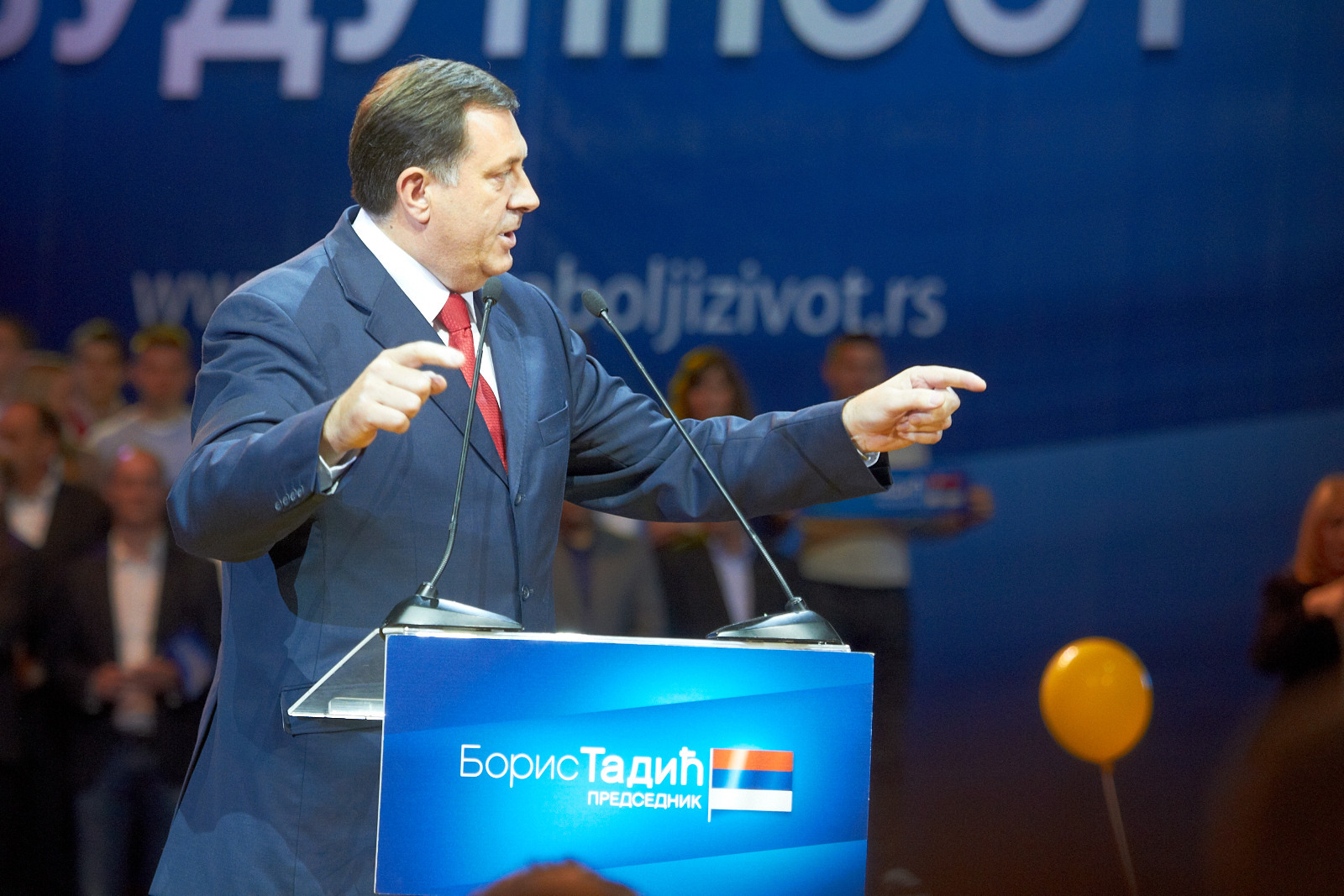 Il presidente della RS, Millorad Dodik, in una foto d'archivio (Izbor za bolji zivot, Flickr)