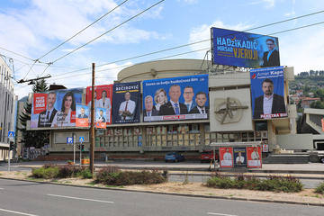 Manifesti elettorali in Bosnia Erzegovina - foto di Arman Fazlić