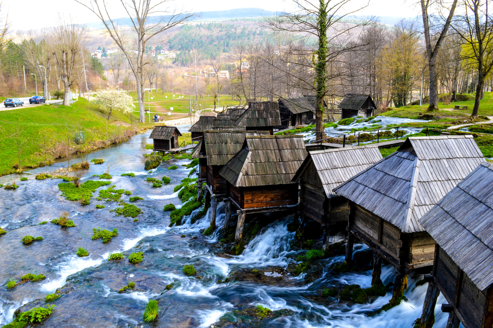 Mulini ad acqua a Jajce, Bosnia Erzegovina (© betibup33/Shutterstock)