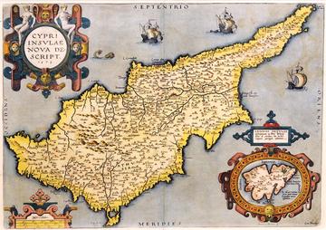 Cipro - antica mappa