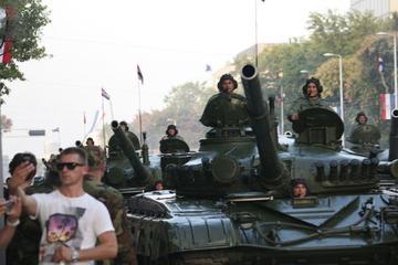Parata militare per Oluja a Zagabria - Foto @LaetiMoreni