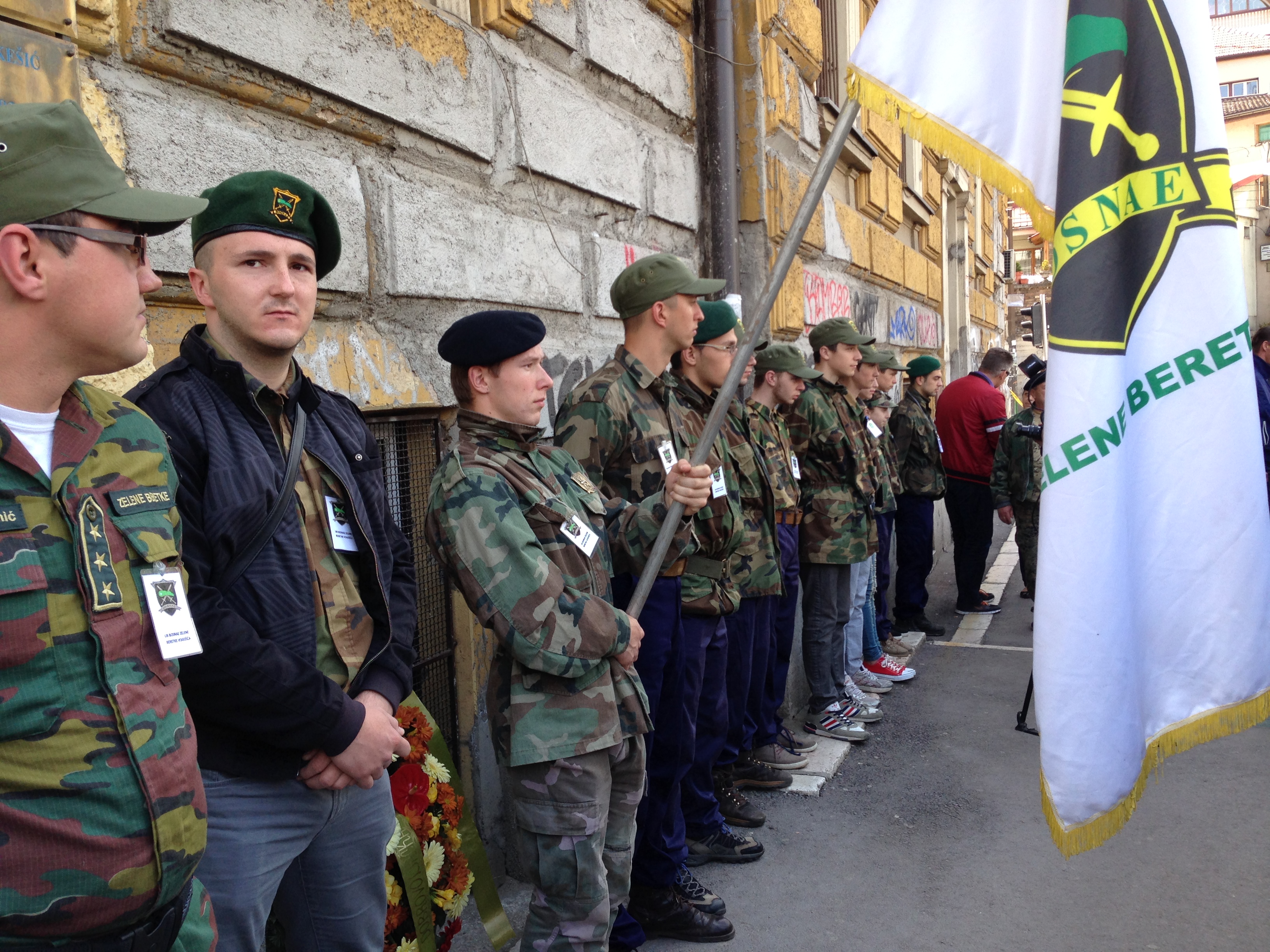 La delegazione dei "Berretti Verdi" (Foto Andrea Rossini)