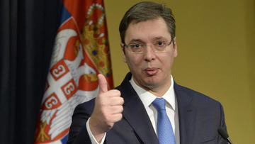 Aleksandar Vučić, dal web