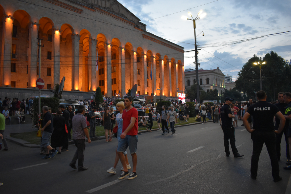 Manifestazioni a Tbilisi 