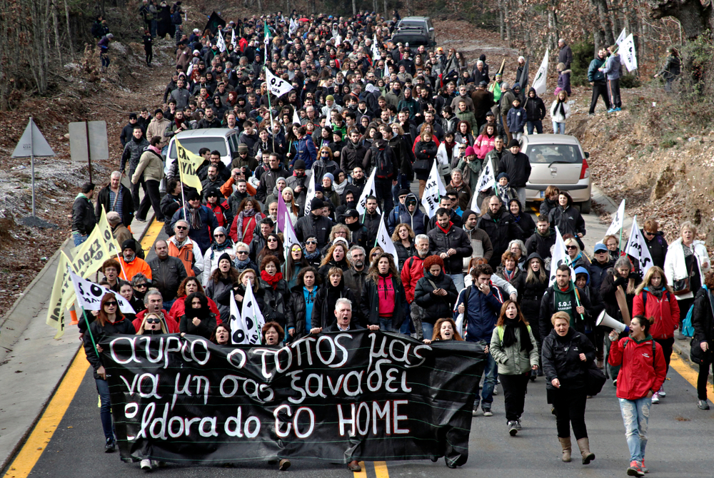 Proteste contro la "El Dorado Gold" - Alexandros Michailidis/shutterstock