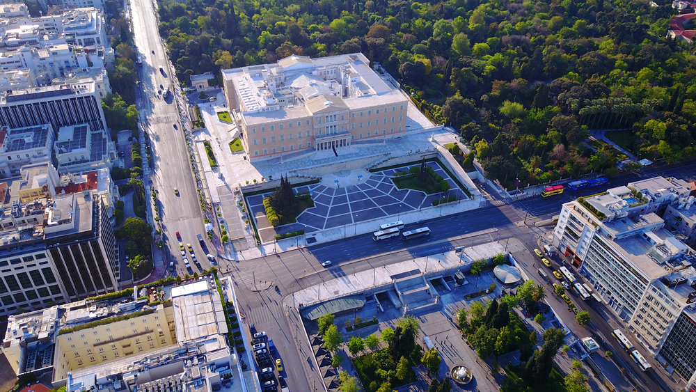 Veduta aerea di Piazza Syntagma (© Aerial-motion/Shutterstock)