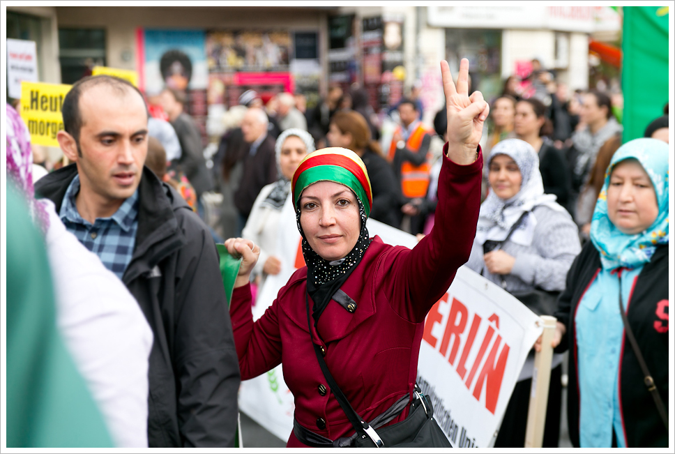 Manifestazione pro-Kobane
