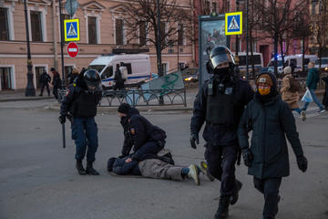 Russia. Proteste contro la guerra in Ucraina © Aleksey Dushutin Shutterstock