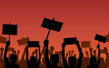 Rappresentazione di uno sciopero - © Champ008/Shutterstock