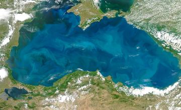 Foto satellitare dell'area del Mar Nero - © GizemG/Shutterstock