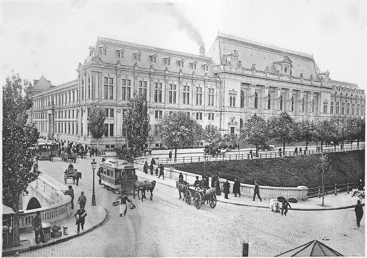 Il Palazzo di Giustizia a Bucarest nel 1900 - Di Alexandru Antoniu