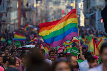 A picture of the last "free" Pride in Istanbul, in 2014 - © EvrenKalinbacak/Shutterstock