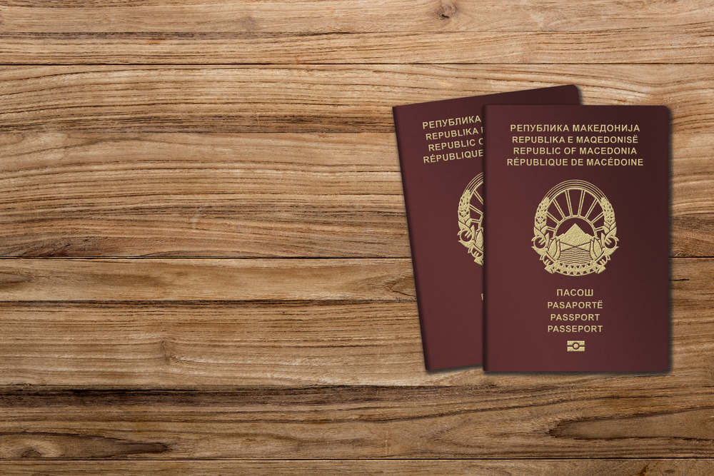North Macedonian passport - © justit/Shutterstock