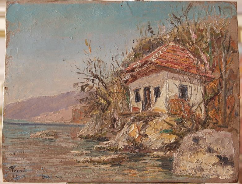 Ohrid - Ettore Ponzi. From the "Lexicon of Foreign painters in Macedonia"