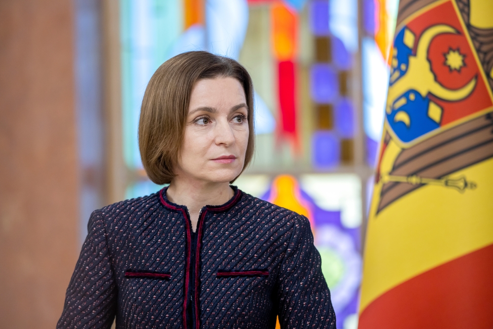 La presidente modava Maia Sandu© Dan Morar/Shutterstock