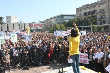 Protesti 2012. godine (fotka D. Milovac)