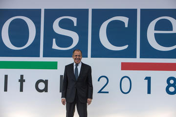 Sergej Viktorovič Lavrov, ministro degli Esteri russo al meeting dell'OSCE nel 2018 (© Joseph Suschitzky/Shutterstock)