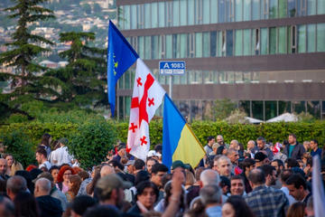 Georgia, proteste a Tbilisi - foto k_samurkas/Shutterstock