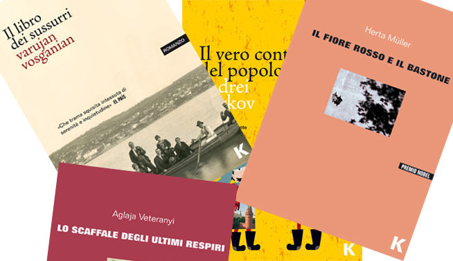 Alcune copertine di libri pubblicati da Keller Editore