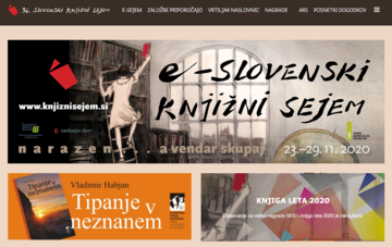 Il portale del Salone del libro sloveno Il portale del Salone del libro sloveno