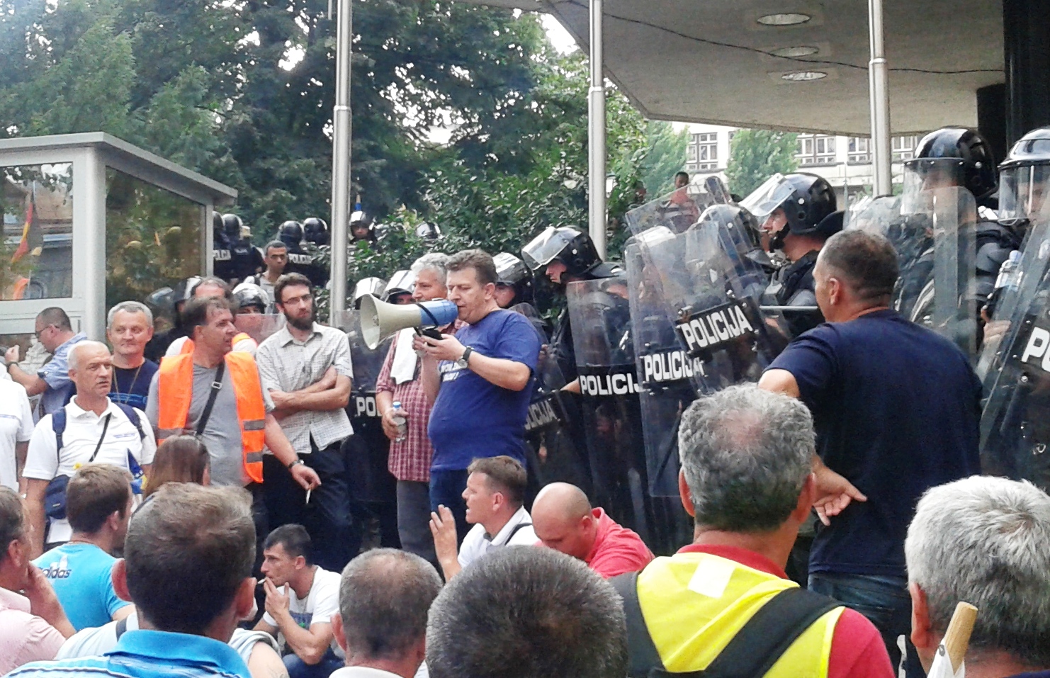 Sarajevo, proteste dei lavoratori (foto di R. Toè)