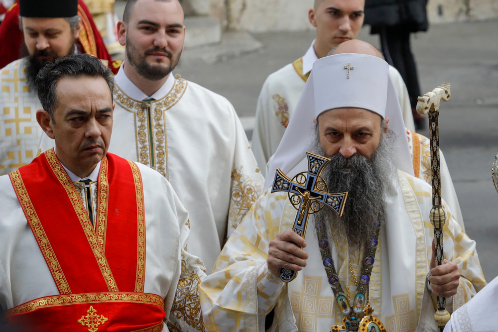 Il neo letto patriarca Porfirije, 18 febbraio 2021 © Sasa Dzambic Photography/Shutterstock