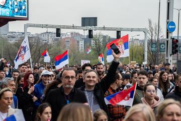 Protesti u Srbiji - © Dario Valjan/Shutterstock