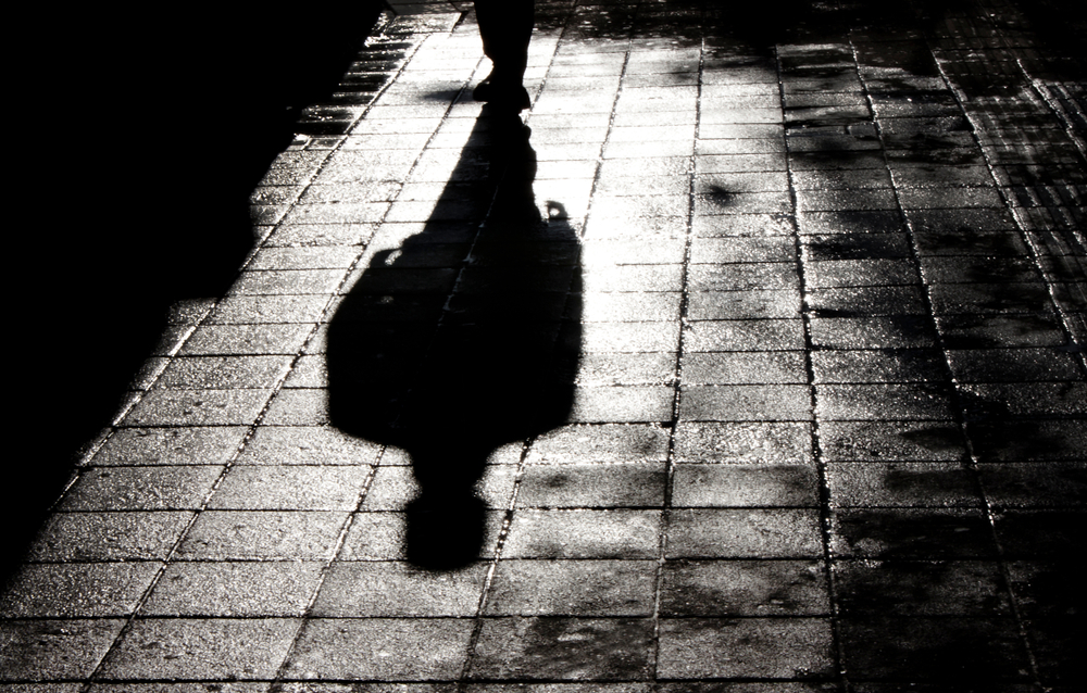 ombra di un uomo che cammina © Alex Linch/Shutterstock