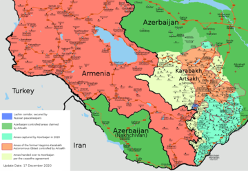Cartina della regione interessata Fonte: Emreculha / wikimedia CC