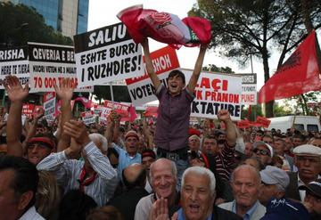 Protests in Tirana, Albania