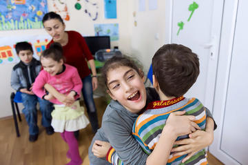 Un centro diurno di First Step Georgia per bambini con disabilità a Kutaisi (Foto © Onnik Krikorian)