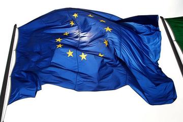 Bandiera europea, foto di DavideDeNova - Flickr.com