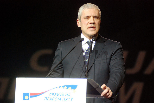 Boris Tadić, presidente della Serbia e neo eletto presidente del DS