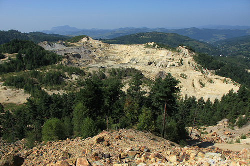 La miniera di Rosia Montana (foto di bortecristian)