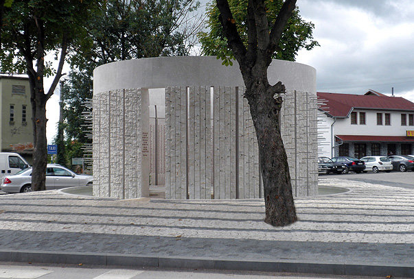 Kozarac, Republika Srpska, the monument to Bosniak victims