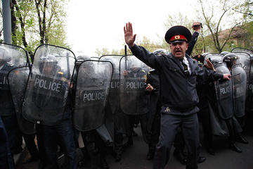 The April 9 protests in Yerevan (PanARMENIAN Photos)