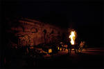  Gli ospiti di Ararat trascorrono le serate d’inverno attorno al fuoco, bevendo il tradizionale chai (tè)