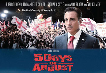 Andy Garcia recita Mikheil Saakashvili in "5 days of August"