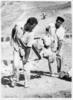 Paul Antaramian with Syrian-Armenians in 1952