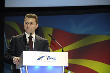 Nikola Gruevski, leader della VMRO DPMNE