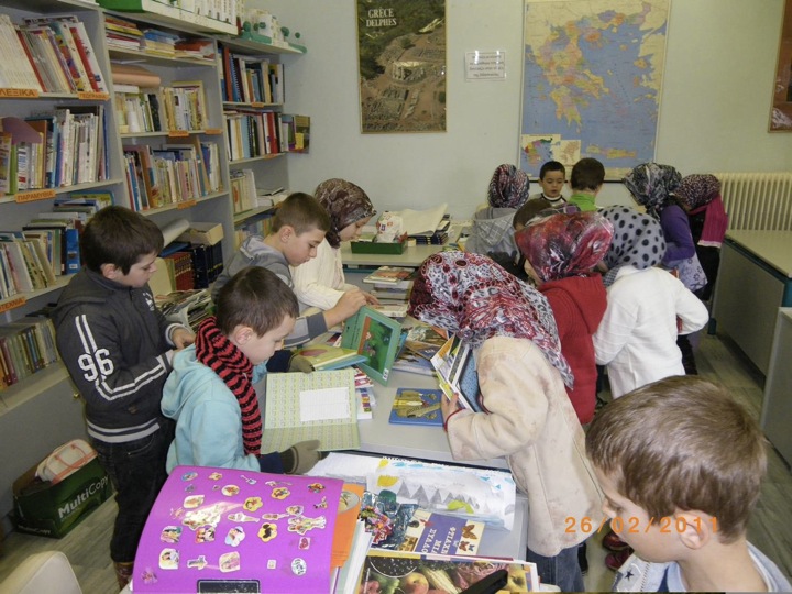 Bambini della minoranza islamica di Tracia