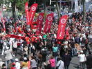 Corteo della Confederazione dei sindacati  rivoluzionari dei lavoratori (DİSK)