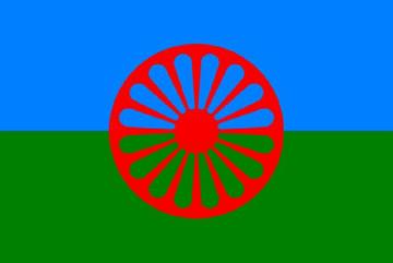 Bandiera rom e sinti